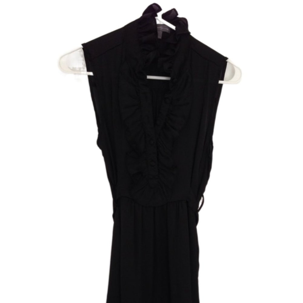 🎉 FOREVER 21 Black Ruffle Dress, size S